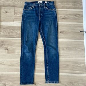 RE/DONE 90’s High Rise Ankle Crop Jean
